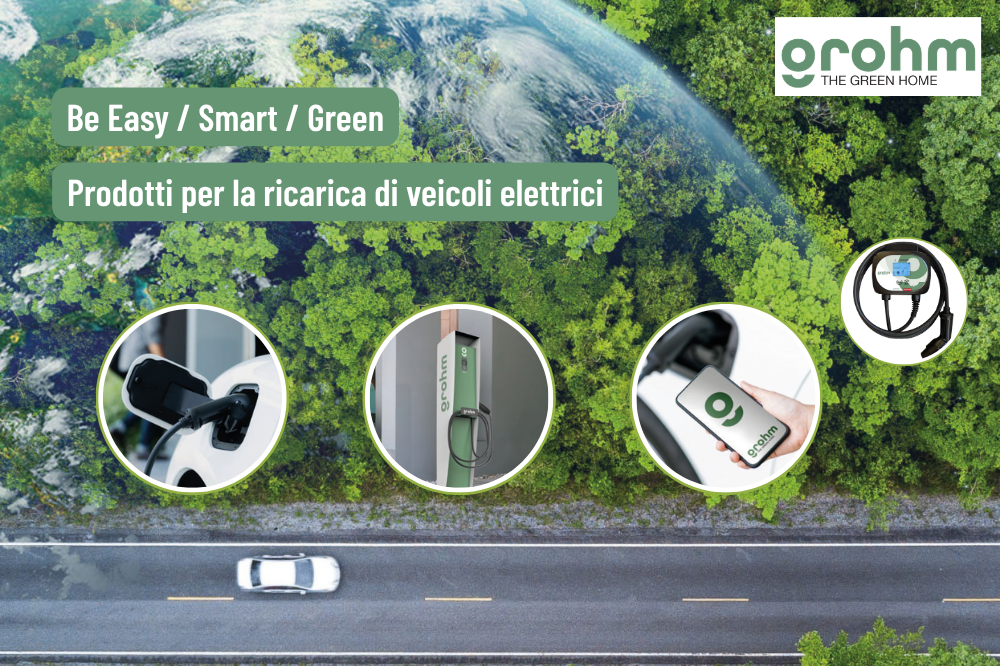 GROHM: wallbox e colonnine di ricarica affidabili, Made in Italy